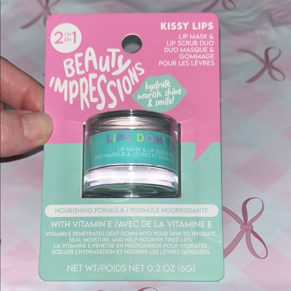Impressions Kissy Lips Set - Lip Mask & Lip Scrub Duo